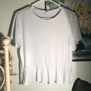 Light Blue Nordstrom peplum top